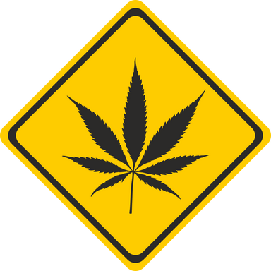 Cannabis Sign Illustration